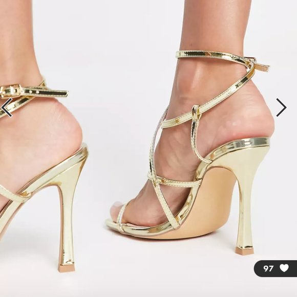 London Rebel strappy heeled sandals NWithouttags - Picture 7 of 8